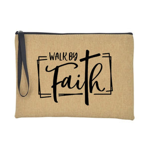 Christian Faith Jesus Print Accessories/Makeup/Cosmetic Tote Travel Bag