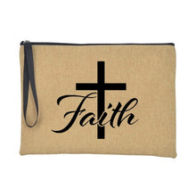 Load image into Gallery viewer, Christian Faith Jesus Print Accessories/Makeup/Cosmetic Tote Travel Bag