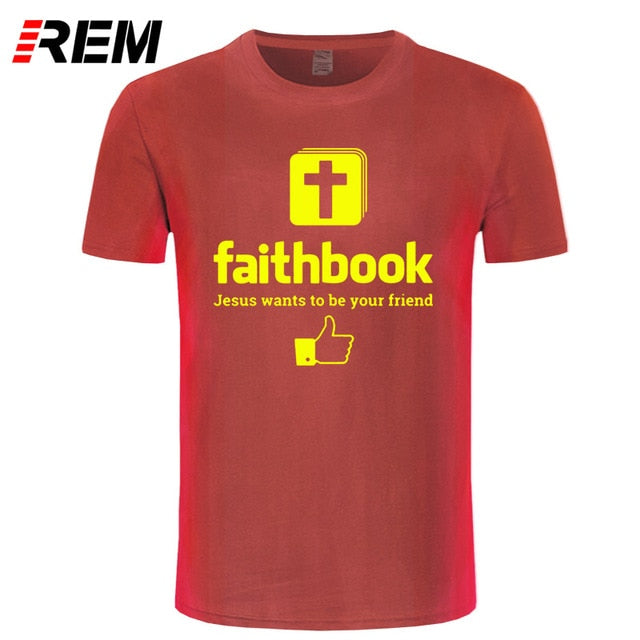 Jesus Wants To Be Your Friend - Faithbook T-Shirt