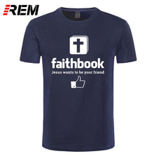 Load image into Gallery viewer, Jesus Wants To Be Your Friend - Faithbook T-Shirt