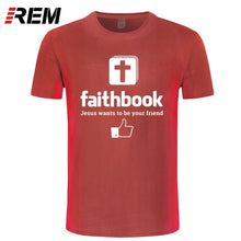 Load image into Gallery viewer, Jesus Wants To Be Your Friend - Faithbook T-Shirt